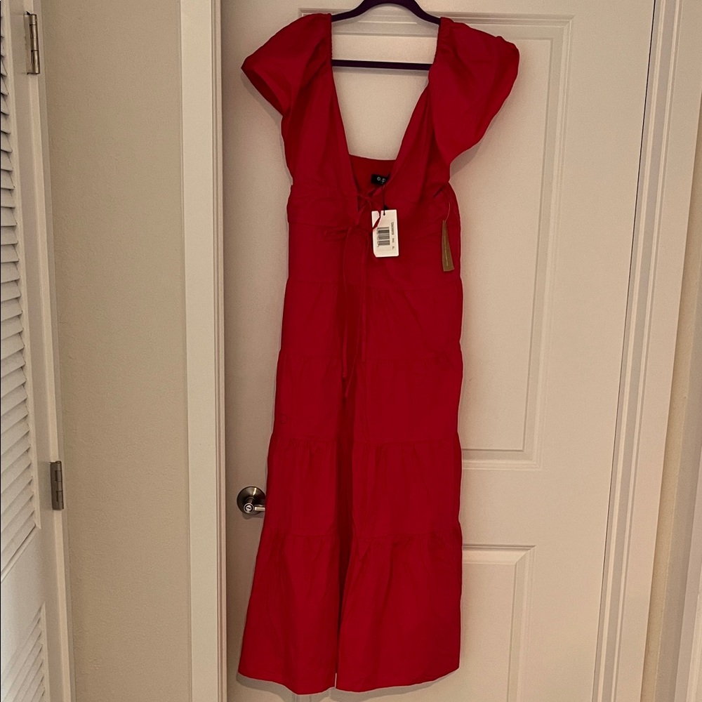 O.P.T Bold Red Dress
